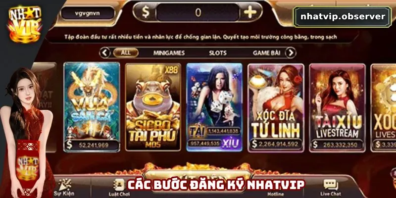 Xem kỹ các bước đăng ký tài khoản Nhatvip